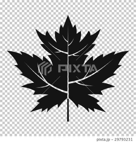 Gooseberry leaf icon, simple style 29793231