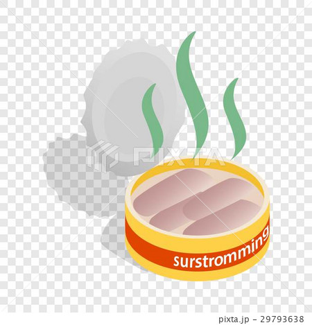 Can of surstomming, danish fermented herring icon 29793638