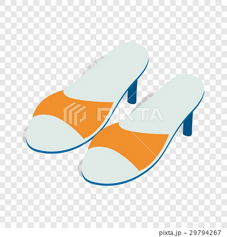 Yellow ladys high heel shoes isometric icon Yellow ladys high heel shoes isometric icon 29794267