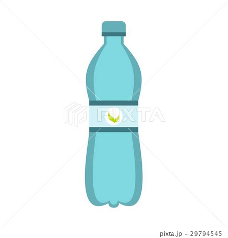 Blue bottle of water icon, flat style 29794545
