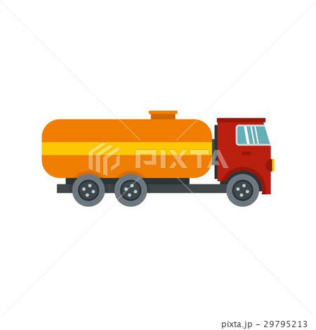 Tanker truck icon, flat style 29795213