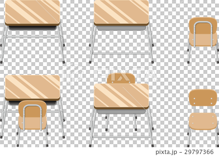 課桌椅在教室裡 課桌椅在教室裡 29797366