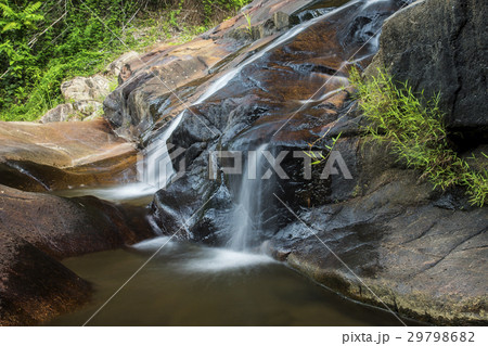 Waterfall in tropical forest 29798682