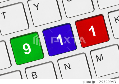 Computer keyboard with 911 key Computer keyboard with 911 key 29799943