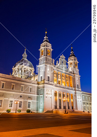 Almudena Cathedral at Madrid Spain 29799946