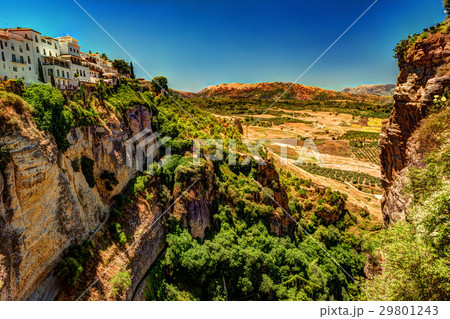 Ronda, Spain, a landscape with the Tajo Gorge 29801243