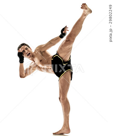 Muay Thai kickboxing kickboxer thai boxing man 29802249