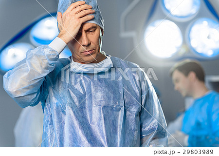Disappointed doctor at operating theatre Disappointed doctor at operating theatre 29803989