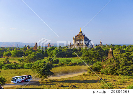 Bagan buddha tower at day 29804563