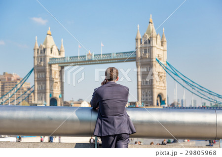 British businessman talking on mobile phone 29805968