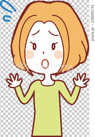 Illustration of an impatient woman 29806532