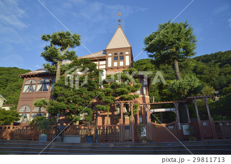 神戸北野異人館街の街並み 神戸北野異人館街の街並み 29811713