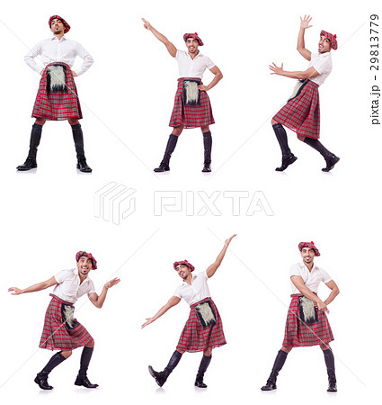 Scottish traditions concept with person wearing 29813779