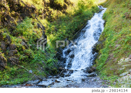 Small warterfall in Tusheti Nature Reserve Georgia 29814134