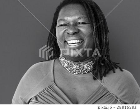 African Descent Woman Cheerful Portrait African Descent Woman Cheerful Portrait 29816583