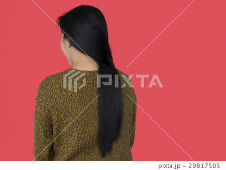 Asian Woman Back View Concept 29817505