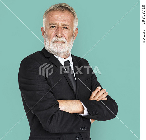 Man Serious Studio Portrait Concept 29818718