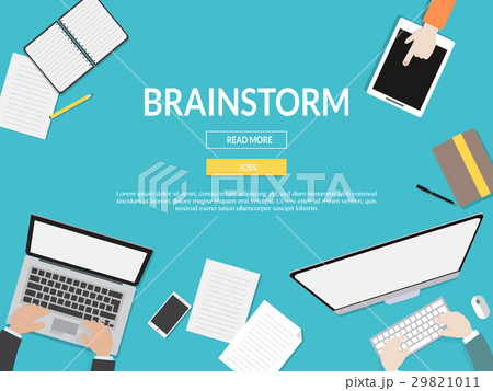 Brainstorm Graphic Illustration For Business 29821011