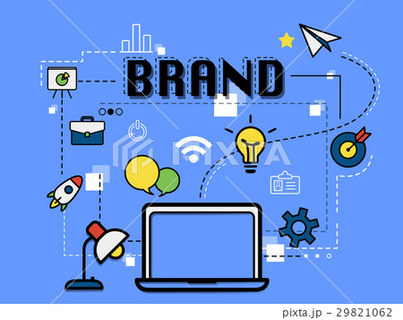 Brand Graphic Illustration For Business Concept Brand Graphic Illustration For Business Concept 29821062