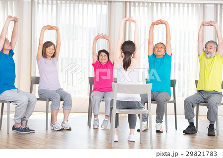 健康体操 シニア男女 健康体操 シニア男女 29821783
