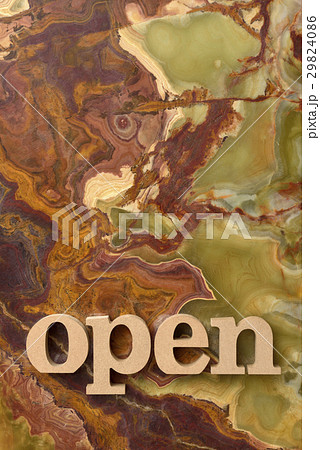 文字　オープン　OPEN　開店　背景素材　英文字 29824086