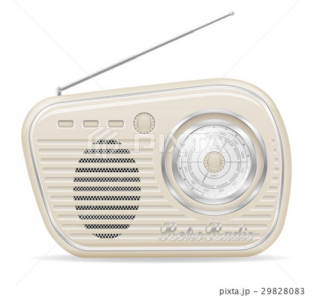 radio old retro vintage icon vector illustration radio old retro vintage icon vector illustration 29828083