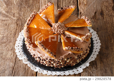 Hungarian Dobosh torte with caramel Hungarian Dobosh torte with caramel 29828578