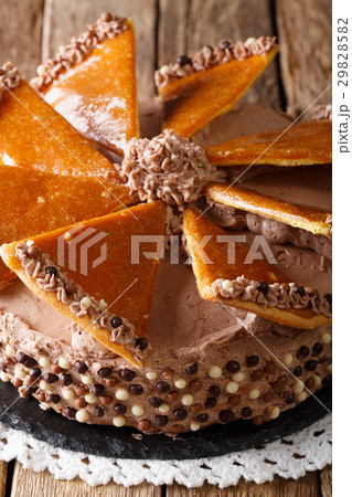 Delicious Hungarian Dobos cake 29828582