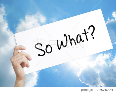 So What with marker on transparent wipe board 29828774