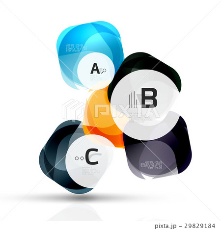 Squares on white with sample text Squares on white with sample text 29829184