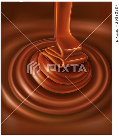 chocolate background swirl and chocolate candy  29830587