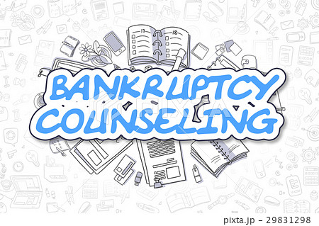 Bankruptcy Counseling - Doodle Blue Word. Business Bankruptcy Counseling - Doodle Blue Word. Business 29831298