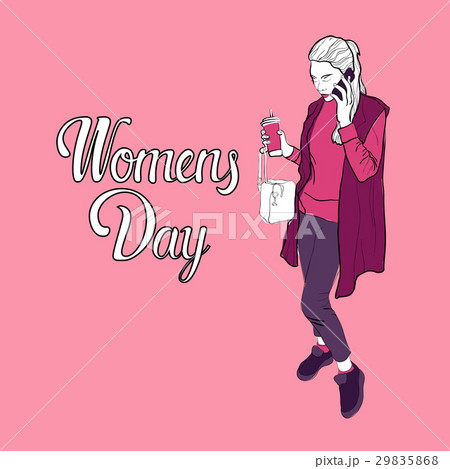 8 March International Women Day Greeting Card 29835868