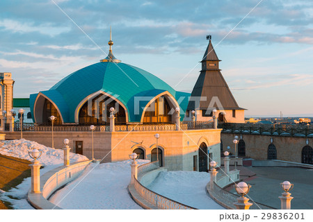 Service pavilion on territory of Kazan Kremlin in Service pavilion on territory of Kazan Kremlin in 29836201