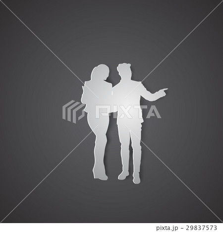 Business People Couple Business Man And Woman 29837573