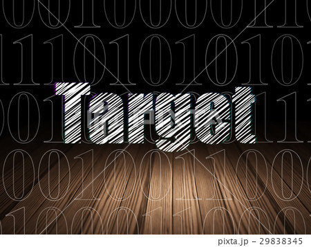 Business concept: Target in grunge dark room Business concept: Target in grunge dark room 29838345
