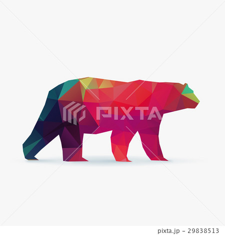 polar bear polygon silhouette polar bear polygon silhouette 29838513