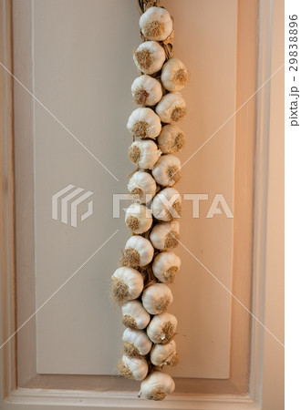 A garlic braid 29838896