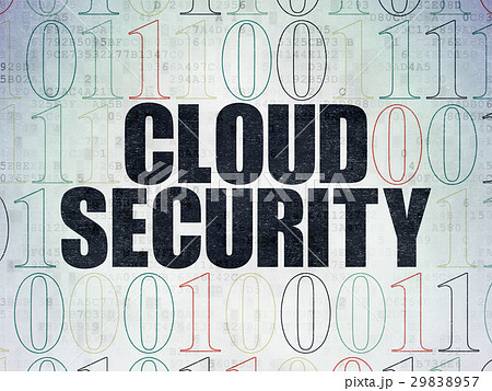 Cloud technology concept: Cloud Security on Cloud technology concept: Cloud Security on 29838957