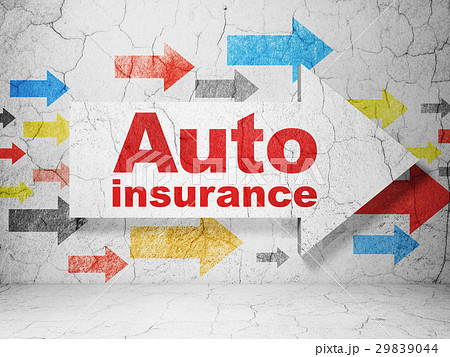 Insurance concept: arrow with Auto Insurance on Insurance concept: arrow with Auto Insurance on 29839044