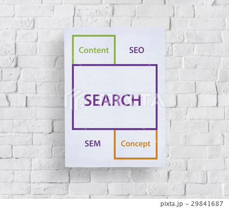 Search SEO Content Word Boxes 29841687