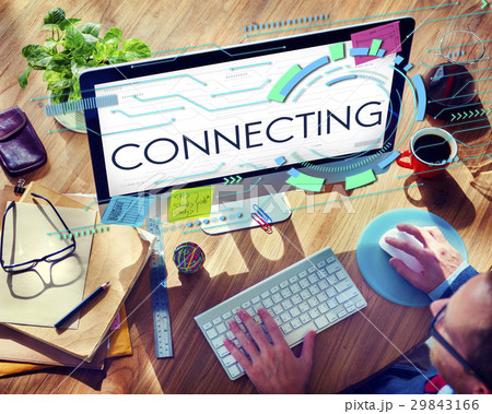 Connecting Network Internet Global Digital Connecting Network Internet Global Digital 29843166