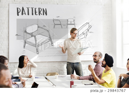 Armchair furniture sketch plan draft 29843767