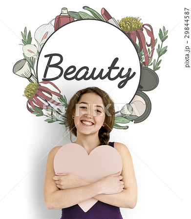 Feminine Female Grace Floral Frame 29844587