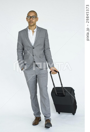 Businessman Passenger Traveling Vacation Suitcase Concept Businessman Passenger Traveling Vacation Suitcase Concept 29845373