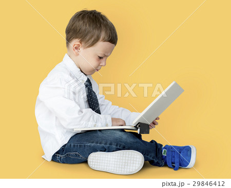 Boy Studio Shoot Gesture Adorable Boy Studio Shoot Gesture Adorable 29846412