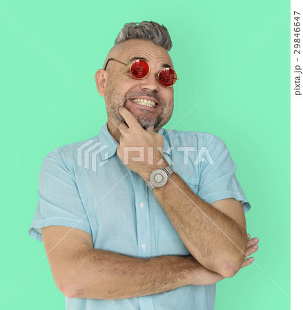 Man Smiling Happiness Studio Portrait Man Smiling Happiness Studio Portrait 29846647