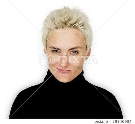 Caucasian Blonde Woman Smirk Smile 29846984