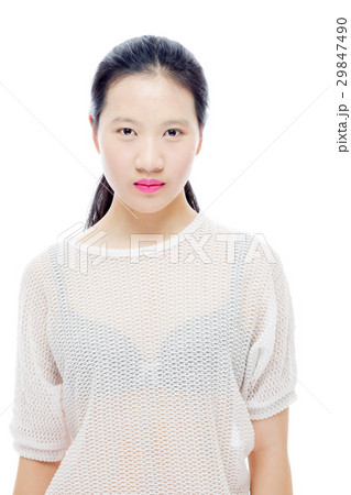 Asian teenager girl beauty portrait 29847490