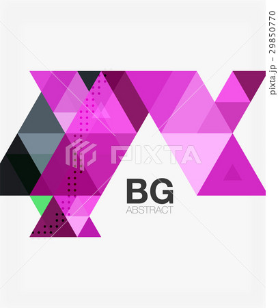 Triangles abstract background 29850770